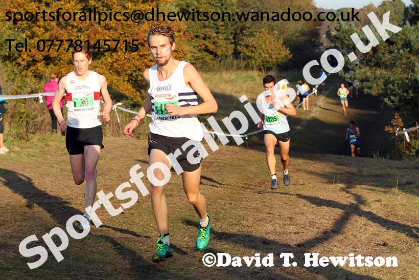 Senior men, National Cross Country Relays, Berry Park, Mansfield. Photo: David T. Hewitson/Sports for All Pics